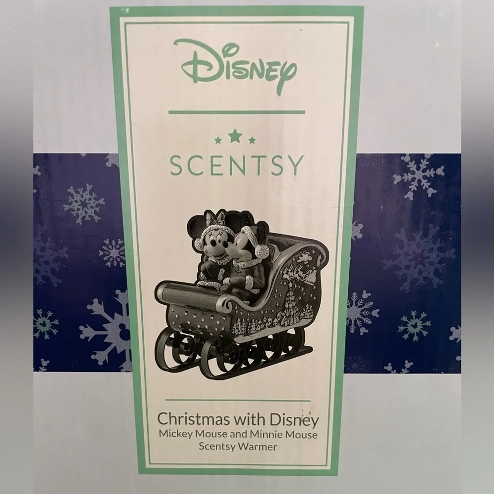 Scentsy Disney Holiday Mickey & Minnie Sleigh Warmer